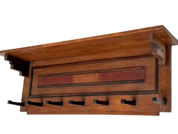 Two Art Deco Modernist Coat Racks by P.E.L. Izeren for De Genneper Molen